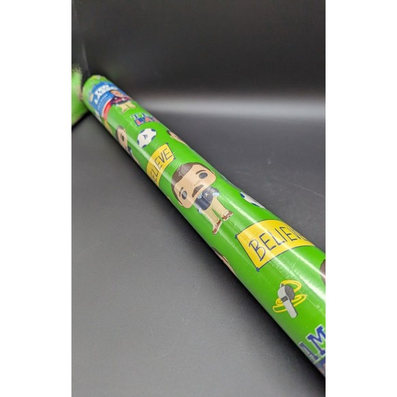 TED LASSO Funko Pop Gift Wrap NEW Roll Wrapping Paper 50 sq ft - Picture 4 of 4
